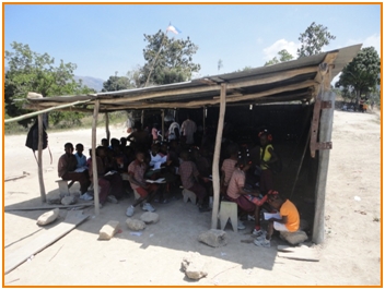 le piccole scuole comunitarie di Belle Fontaines ad Haiti